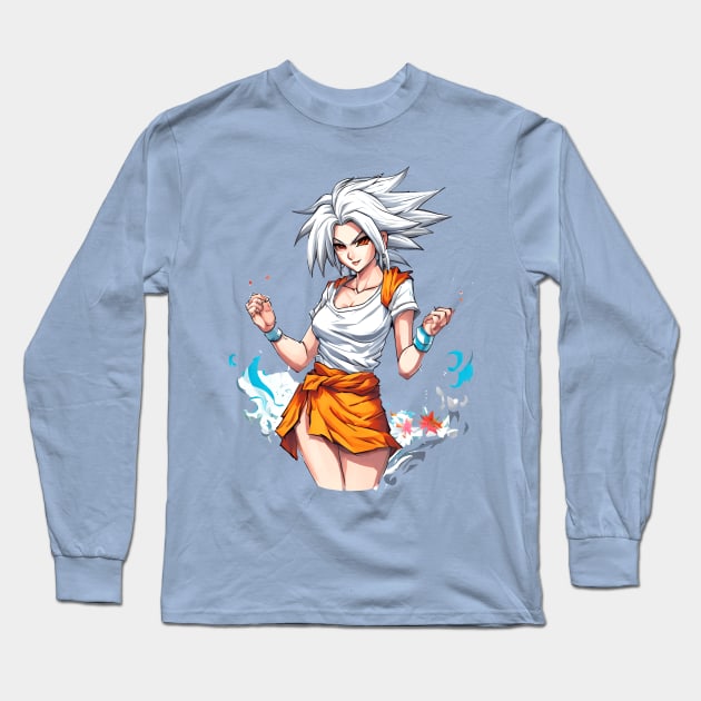 Lady Fox Long Sleeve T-Shirt by bagaiART